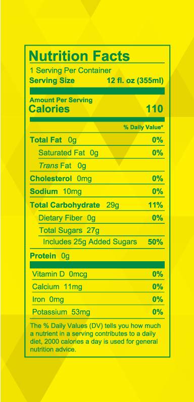 nutrition info