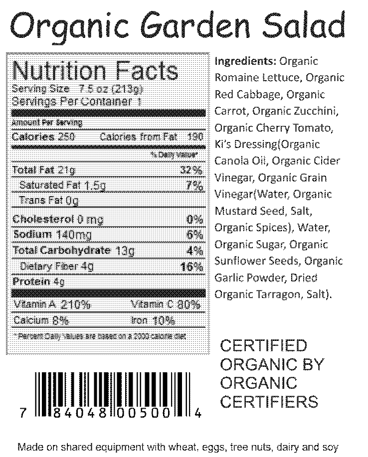 nutrition info