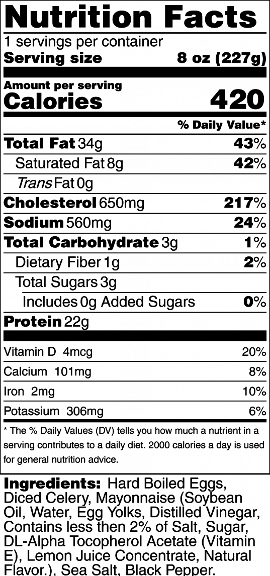 nutrition info