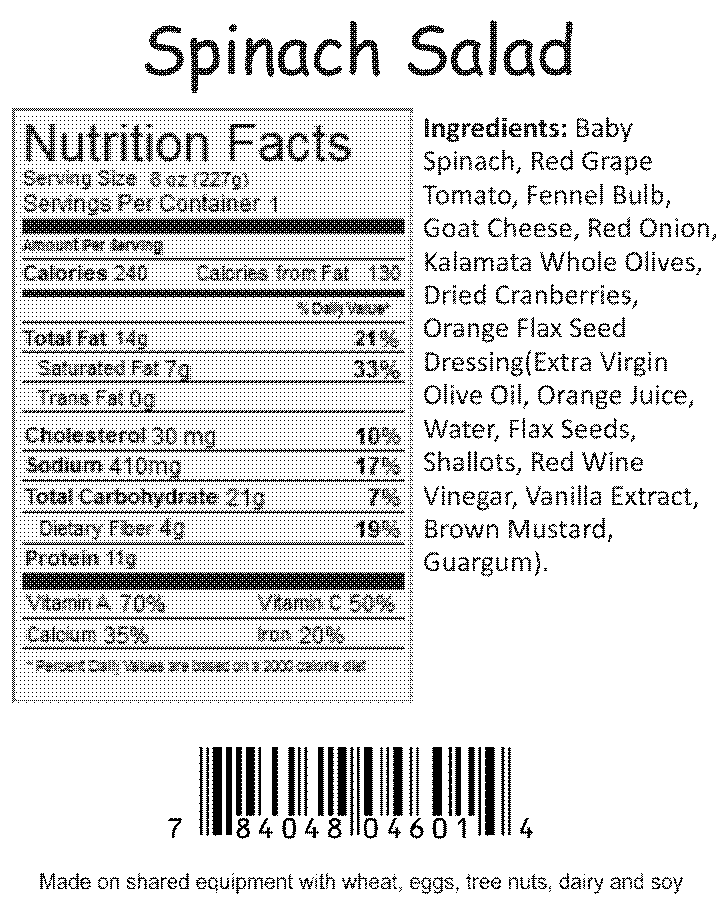 nutrition info