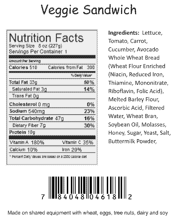 nutrition info